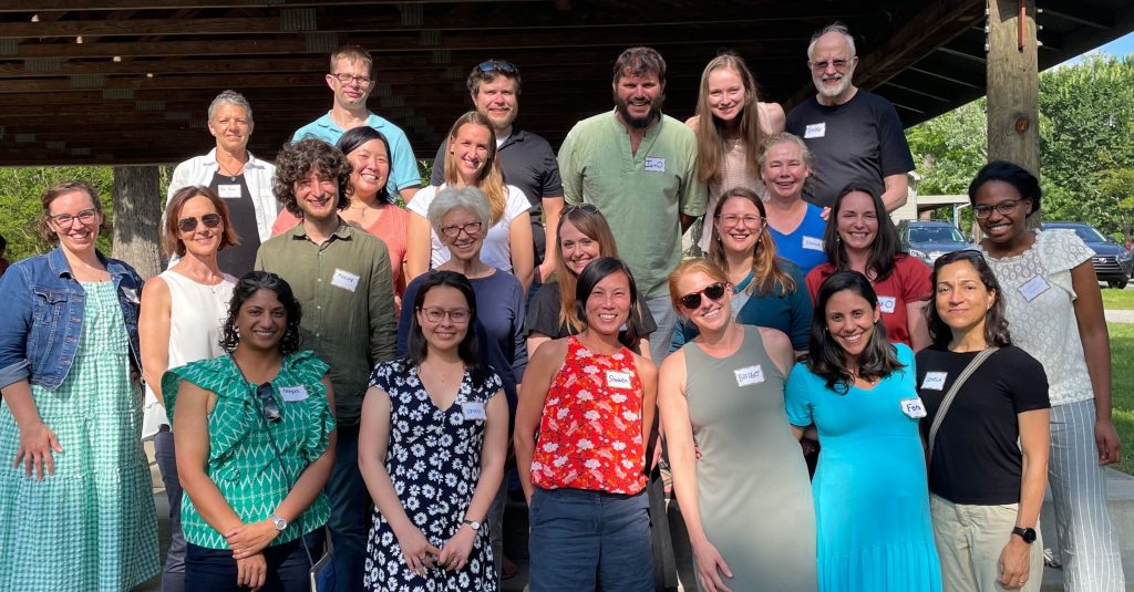 GFRP group photo at 2022 spring party outdoors