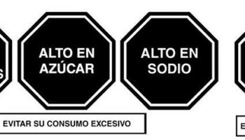 Peru black octagonal nutrient warning labels