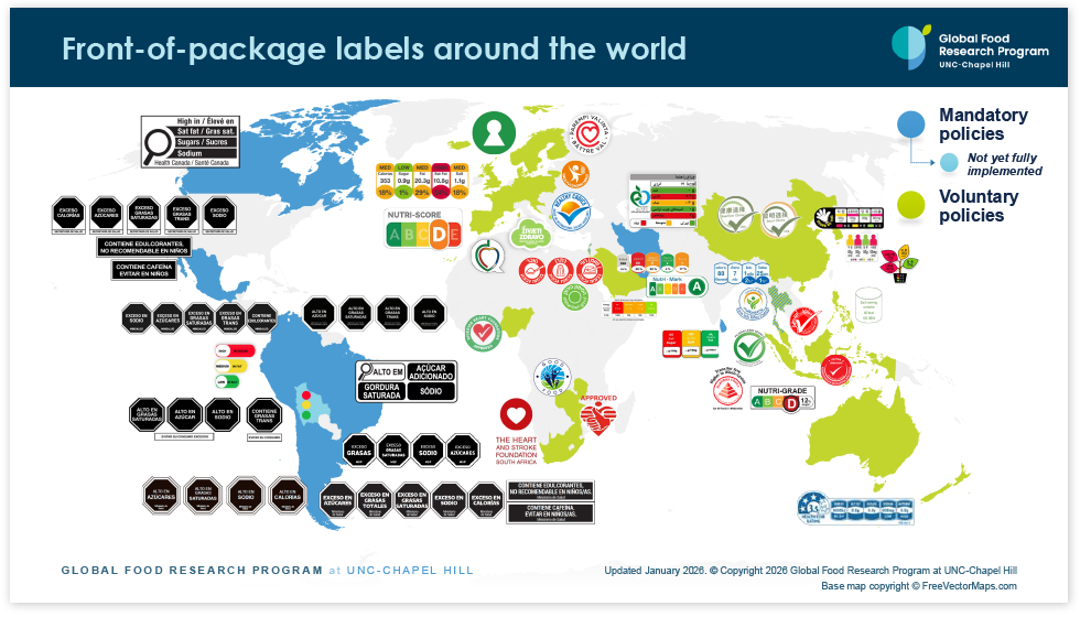 Front-of-package labeling map thumbnail